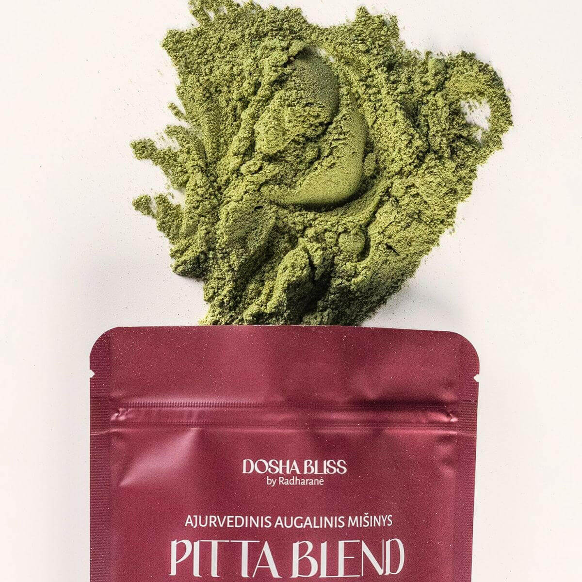 Pitta Blend augalinis mišinys paskirstytas ant paviršiaus